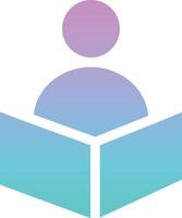 Reader vector icon