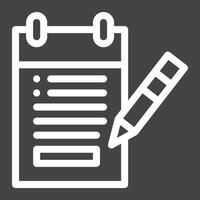 Notepad vector icon