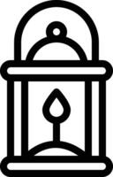 Lantern vector icon