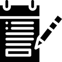 Notepad vector icon
