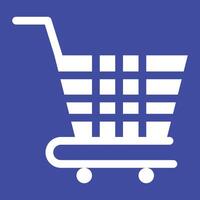 Shopping cart vector icon