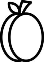 Plum vector icon