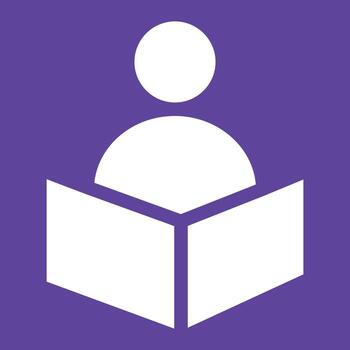 lector vector icono