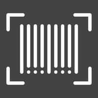 Barcode vector icon