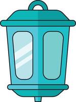 Lantern icon. Flat illustration of lantern vector icon for web design