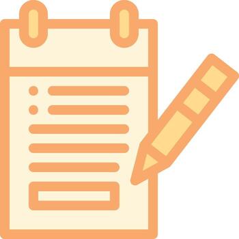 Notepad vector icon