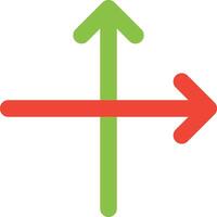 Cross Intersection vector icon