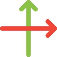 Cross Intersection vector icon