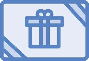 icono de vector de tarjeta de regalo