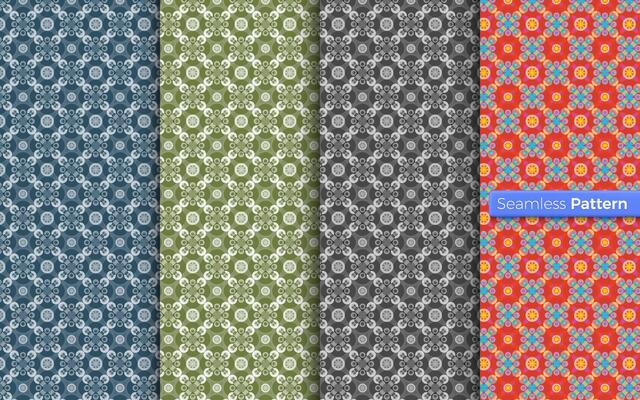 Abstract circle geometric pattern. rainbow background. contemporary art. symmetric. minimal style. For wallpaper, wrapper, textiles, fabric, clothes, souvenirs, surface. Seamless pattern vector.