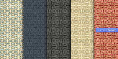 Chinese Japanese style geometric pattern. colors background. contemporary art. symmetric. minimal style. For wallpaper, wrapper, textiles, fabric, clothes, souvenirs, surface. Seamless pattern vector. vector