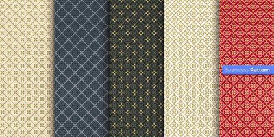 Chinese Japanese style geometric pattern. colors background. contemporary art. symmetric. minimal style. For wallpaper, wrapper, textiles, fabric, clothes, souvenirs, surface. Seamless pattern vector. vector