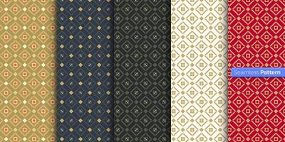 Abstract square geometric pattern. colors background. contemporary art. symmetric. minimal style. For wallpaper, wrapper, textiles, fabric, clothes, souvenirs, surface. Seamless pattern vector. vector