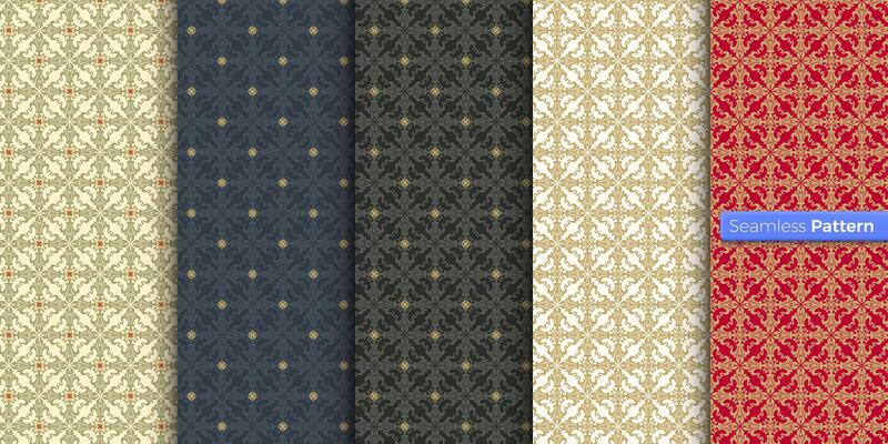 Chinese Japanese style geometric pattern. colors background. contemporary art. symmetric. minimal style. For wallpaper, wrapper, textiles, fabric, clothes, souvenirs, surface. Seamless pattern vector.