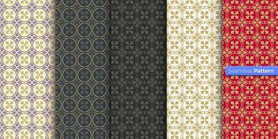 Chinese japanese style geometric pattern. colors background. contemporary art. symmetric. minimal style. For wallpaper, wrapper, textiles, fabric, clothes, souvenirs, surface. Seamless pattern vector. vector