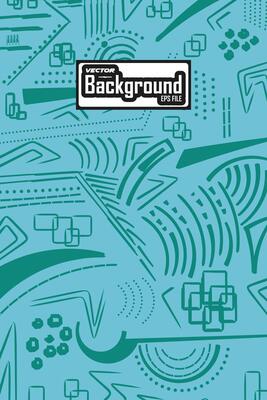 Abstract Hand Drawn Vector Background