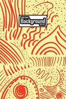 Abstract Hand Drawn Vector Background