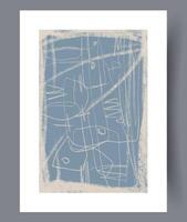 Scandinavian abstract vector print. Minimalistic abstract wall art background for print. Scandinavian vector style.