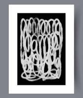 Scandinavian abstract vector print. Minimalistic abstract wall art background for print. Scandinavian vector style.