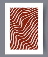 Scandinavian abstract vector print. Minimalistic abstract wall art background for print. Scandinavian vector style.