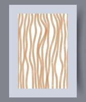 Abstract stripes artistic way wall art print vector