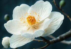 ai generado sakura o japonés Cereza árbol es considerado el nacional flor de Japón. cultura y tradición. foto