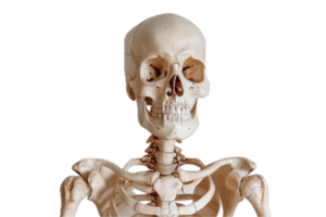 AI generated Human Skeleton Skull png