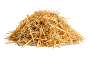 AI generated Pile of Dry Straw png