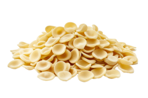 ai gegenereerd stapel van ongekookt pasta schelpen PNG