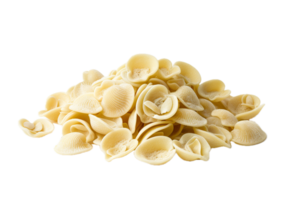 AI generated Pile of Uncooked Pasta Shells png