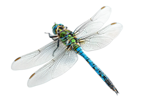 AI generated Blue Dragonfly png