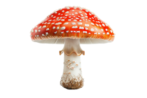 ai gerado vermelho amanita cogumelo png