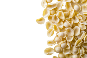 AI generated Pile of Uncooked Pasta Shells png