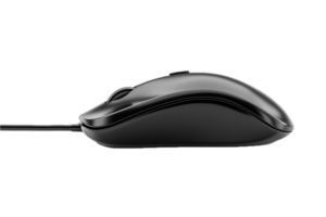 AI generated Sleek Wired Computer Mouse png