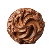 ai generato vorticoso cioccolato diffusione struttura png