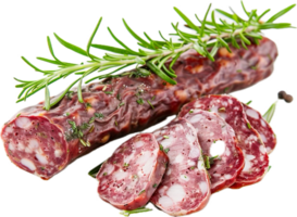 ai gegenereerd geroosterd varkensvlees lendenen met rozemarijn PNG