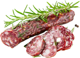 ai généré rôti porc longe avec Romarin png