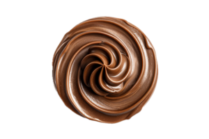 ai generato vorticoso cioccolato diffusione struttura png