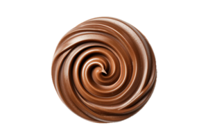 ai generato vorticoso cioccolato diffusione struttura png