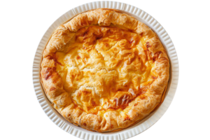 ai généré d'or croûte fait maison tarte png