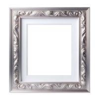 AI generated old vintage antique royal photo frame with beautiful carvings png