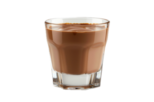 AI generated Glass of Chocolate Milk png