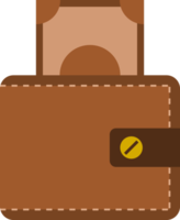 leather money wallet business icon png