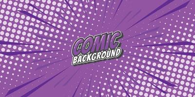 Pop art retro comic rays background. Abstract background with halftone dots design. vector