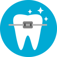 suspensórios dente dental ícone png