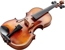 AI generated Classical Violin Close-Up png