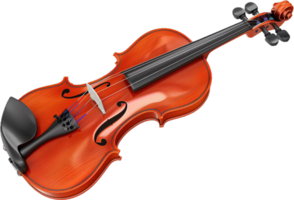 AI generated Classical Violin Close-Up png