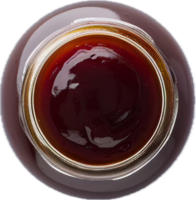 AI generated sauce tomato in jar top view png