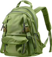 ai gerado verde casual mochila png