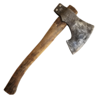 AI generated axe isolated on white background png